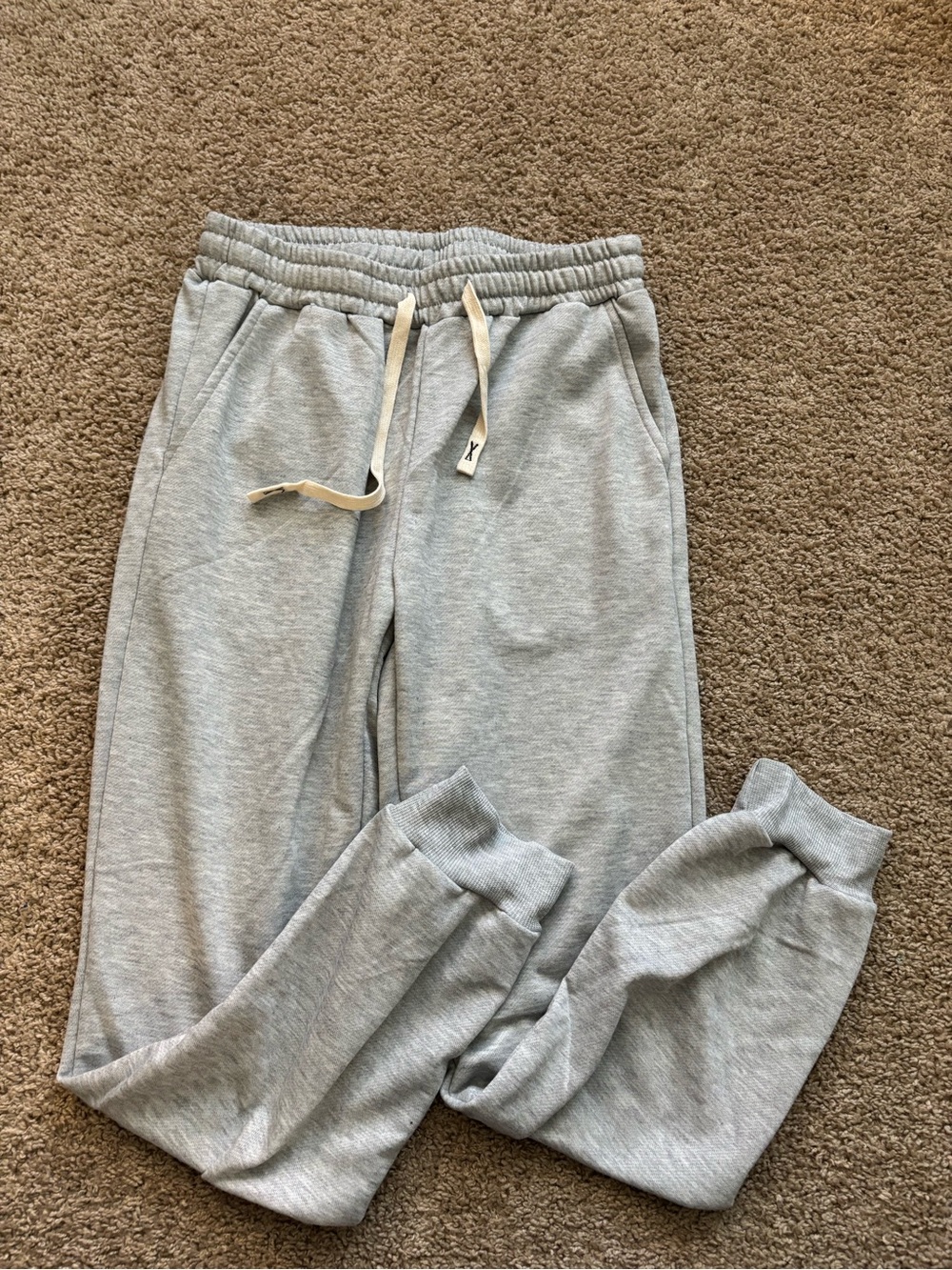 Kids Gray Drawstring Jogger Sweatpants